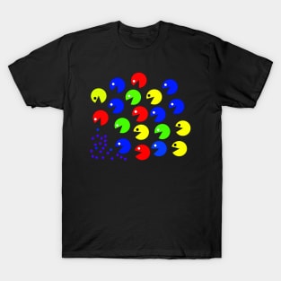 Pacman Arcade Retro Gaming Food Design T-Shirt